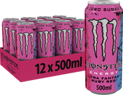 Monster Ultra Fantasy Ruby Red - Pack 12 x 500 ml