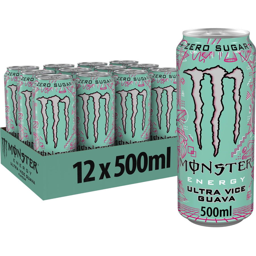 Monster Ultra Vice Guava - Pack 12 x 500 ml