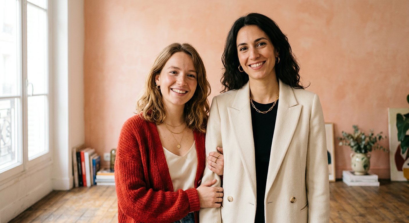 Sarah et Clara, fondatrices de My Bradery
